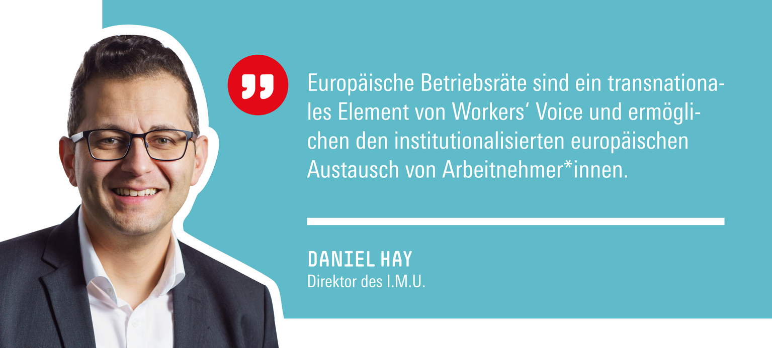 Das Bild zeigt Daniel Hay, den Direktor des I.M.U. in der Hans-Böckler-Stiftung. 