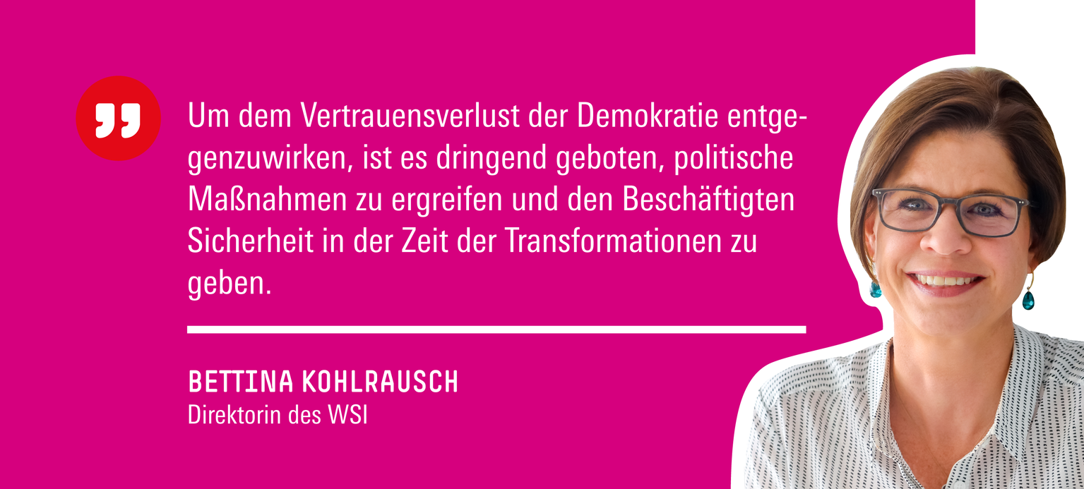 Das Bild zeigt Bettina Kohlrausch, die Wissenschaftliche Direktorin des Wirtschafts- und Sozialwissenschaftlichen Instituts der Hans-Böckler-Stiftung.