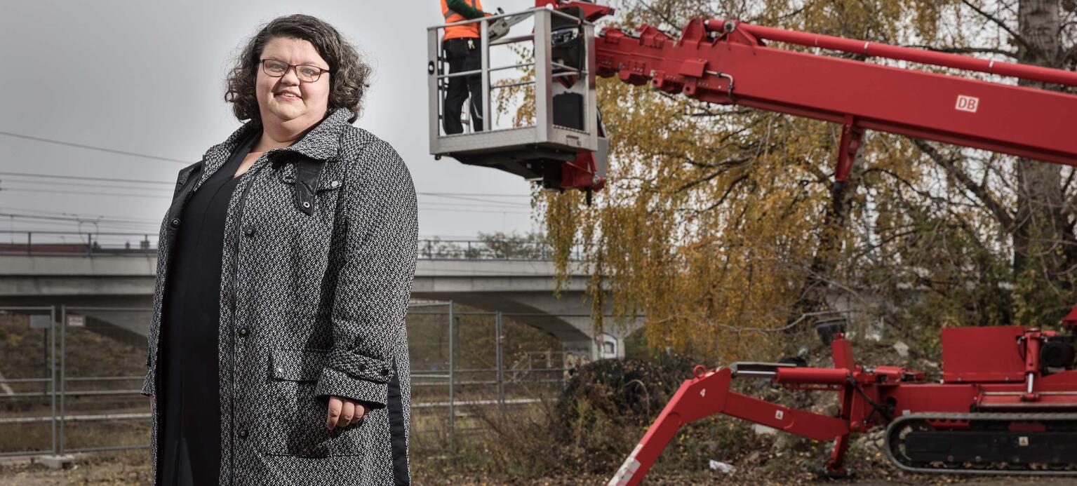 Tanja Trost, stellvertretende Aufsichtsratsvorsitzende der DB Fahrwegdienste