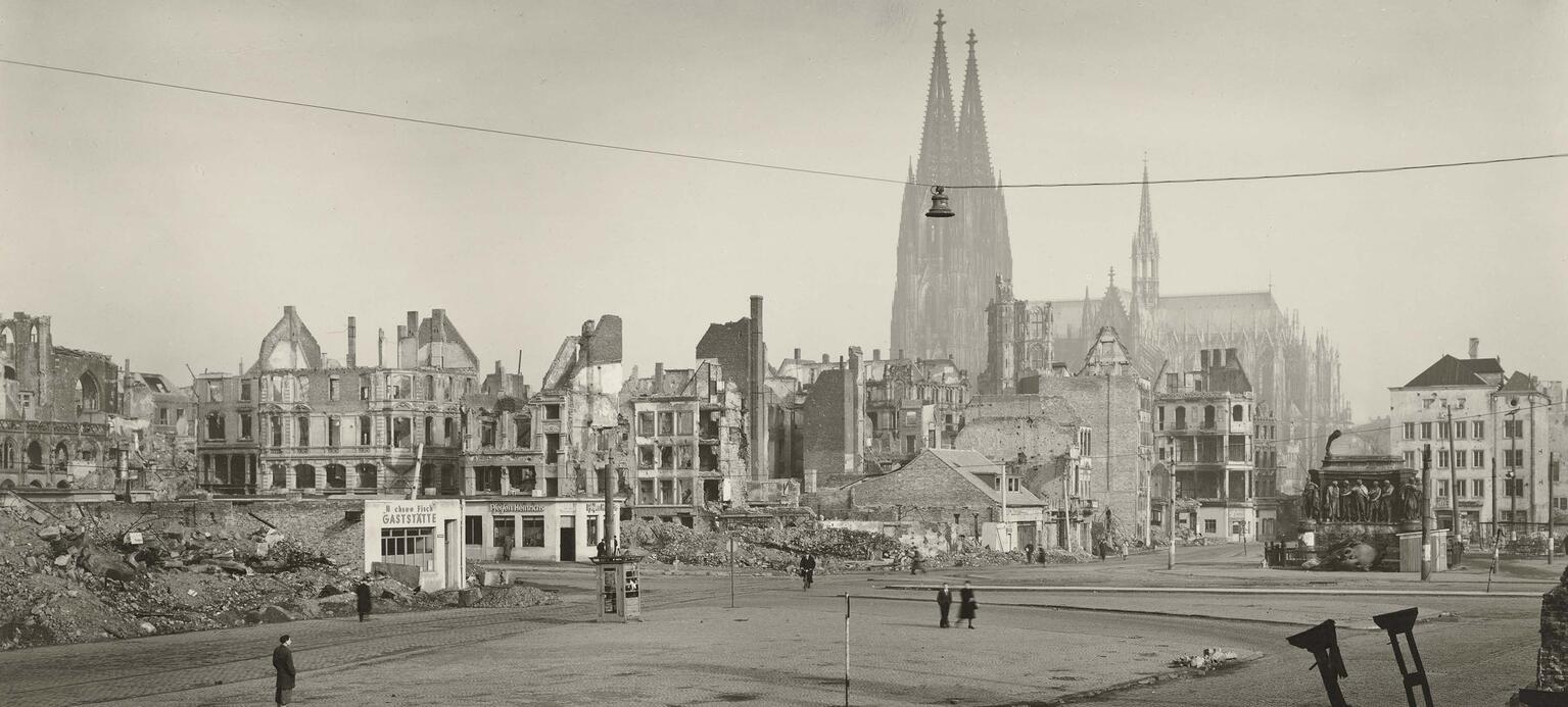 Köln Heumarkt nach dem Zweiten Weltkrieg